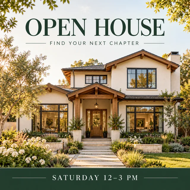 Open House Poster - BySky studio example